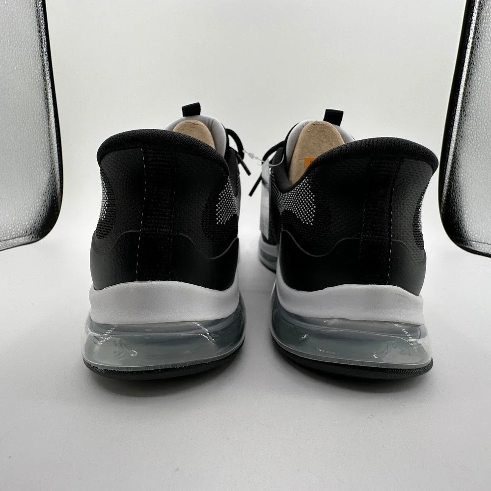 Skechers Skech-Air Element 2.0 Shoes Womens 8 Black White Hands Free Slip-in NEW
